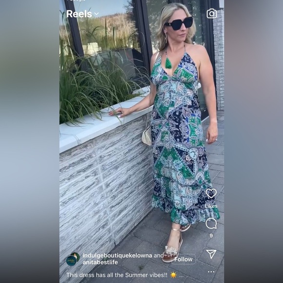 APRICOT Satin Scarf Print Maxi Dress size 6 - Picture 9 of 11